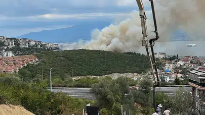 İzmit Kuruçeşme’de orman yangını: Ekipler müdahale ediyor