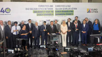 Avrupalı belediye başkanlarından Ekrem İmamoğlu'na ödül