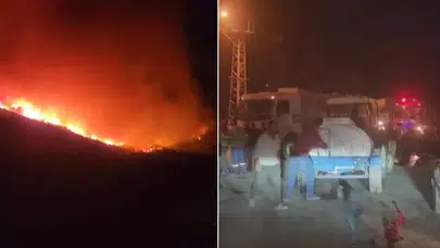 Hatay Hassa’da orman yangını: Evler tahliye ediliyor