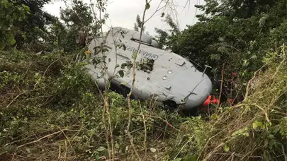 Gana’da askeri helikopterin düşmesi sonucu 2'si bakan 8 kişi yaşamını yitirdi