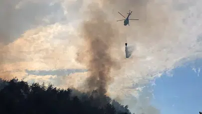 Karabük’te orman yangını: Alevler karayolunu tehdit ediyor