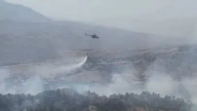 Şırnak Balveren’de orman yangını: Havadan ve karadan müdahale sürüyor