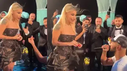 İrem Derici’ye düğünde sürpriz evlilik teklifi: “Evet” dedi