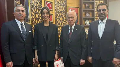 MHP lideri Bahçeli, 'Alevi Açılımı' öncesi Elif Buse Doğan ile buluştu