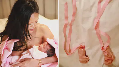Rihanna üçüncü kez anne oldu: Kız bebek hayali gerçek oldu