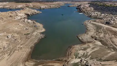 Kayalıköy Barajı'nda su seviyesi yüzde 6'ya düştü