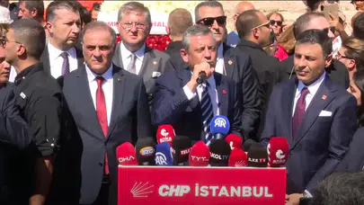 CHP Genel Başkanı Özgür Özel, Taksim'de: "CHP ele geçirilemez"