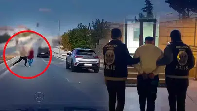 İstanbul'da trafikte bir sürücüye taşla saldıran 'şehir eşkiyası' yakalandı