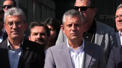 Özgür Özel'den eski İstanbul İl Başkanlığı binasında açıklamalar