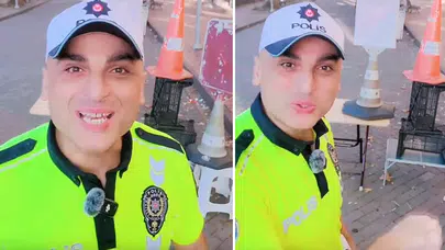 Trabzonlu trafik polisi Serkan Durmuş’a sosyal medya videoları nedeniyle ceza