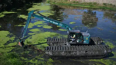 Edirne Tunca Nehri’nde sonunda temizlik çalışması başlatıldı