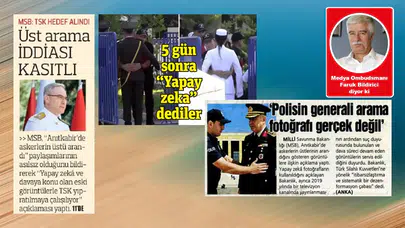 Medya Ombudsmanı Köşesi: Anıtkabir açıklaması yanlış aktarıldı