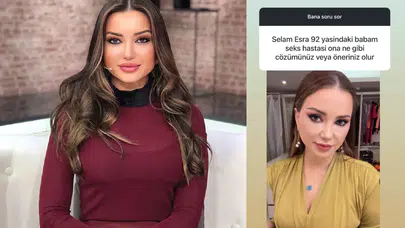 Esra Ezmeci’ye gelen soru olay yarattı: 92 yaşındaki babam seks hastası!