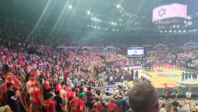 EuroBasket'te Polonyalı taraftarlardan İsrail milli marşına protesto
