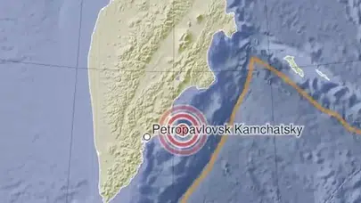 Rusya Kamçatka’da 7.8 büyüklüğünde deprem: Tsunami uyarısı yapıldı