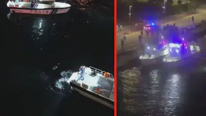 Haliç Köprüsü'nden denize atlayan 2 kişi yaralı olarak kurtarıldı