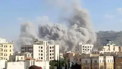 İsrail'den Yemen'in başkentine bombalı saldırı: Hedefte Husilerin Genelkurmay Başkanlığı vardı!