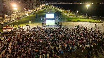 İzmir’de EuroBasket 2025 final coşkusu: Dev ekranlar kuruluyor