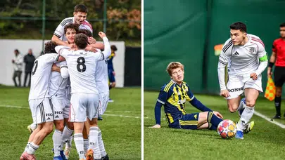 Beşiktaş U19 derbisinde Fenerbahçe'yi 5-0 mağlup etti