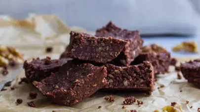 Unu da yok şekeri de: 3 malzemeli fit brownie tarifi