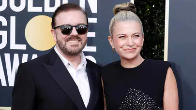 Ricky Gervais’in 40 yıllık hayat arkadaşı, ünlü yazar Jane Fallon kansere yakalandığını açıkladı
