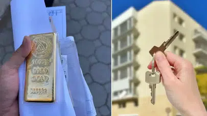 Evini satarak 1 kilo altın alan vatandaş: “1‑2 yılda 4 ev alacağım”