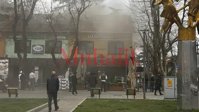 Levent Çarşı'da korkutan yangın: Ünlü restorandan dumanlar yükseldi