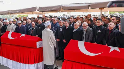 Katar’da şehit olan ASELSAN teknisyenleri son yolculuğuna uğurlandı