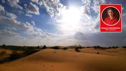 Çöl tavşanla değil, doğayı taklit ederek yeşerir