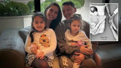 Mesut Özil ve Amine Gülşe çifti üçüncü kez kız bebek sevinci yaşadı