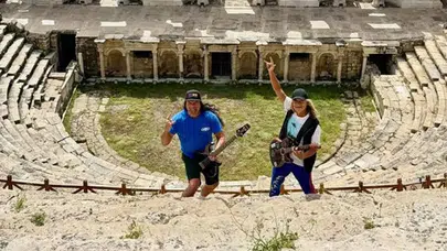 Metallica üyeleri Denizli’de: Hierapolis’te ilham turu