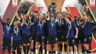 Inter, Lazio’yu 2-0 mağlup ederek İtalya Kupası’nı kazandı