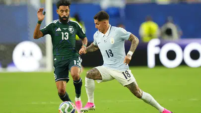 2026 Dünya Kupası H Grubu maçında Suudi Arabistan ile Uruguay 1-1 berabere kaldı
