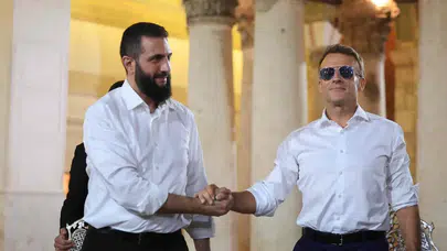 Macron'dan 17 yıl sonra Şam'a tarihi ziyaret: Fransa Cumhurbaşkanı Suriye'de