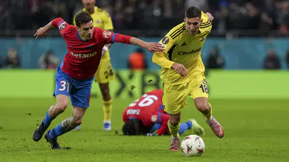 Fenerbahçe, FCSB deplasmanından beraberlikle döndü: Yoluna play-off'la devam edecek