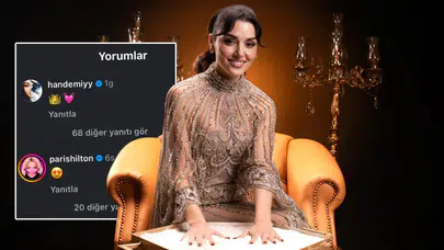 Paris Hilton da Hande Erçel’in Joy Awards pozlarına kayıtsız kalmadı