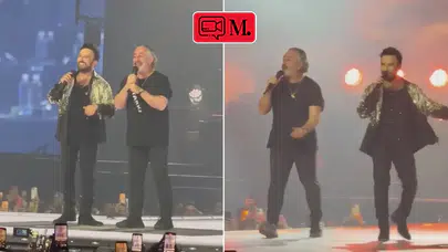 Tarkan konserinde Cem Yılmaz sürprizi: Esprileri ve dansıyla salonu coşturdu