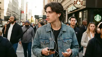 Sokaklarda şaşırtan dönüş: Kablolu kulaklıklar yeniden moda