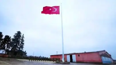 Nusaybin'deki Türk Bayrağının indirildiği alan, Hudut Karakolu sınırları içine alındı