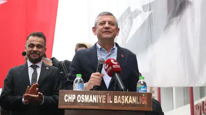 Özgür Özel Osmaniye'de konuştu: "Depremden siyaset çıkarmadık"