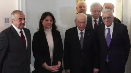 DEM Parti'nin Devlet Bahçeli ile olan görüşmesi sona erdi