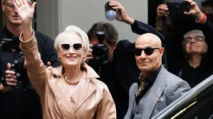Kerem Bürsin, Milano Moda Haftası’nda Meryl Streep ile birlikte defile izledi