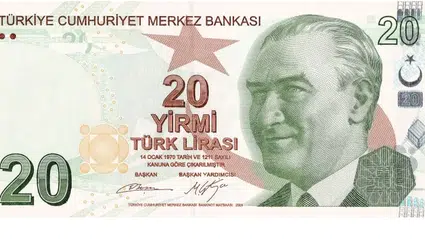 Merkez Bankası yeni 20 liralık banknotları tedavüle çıkardı