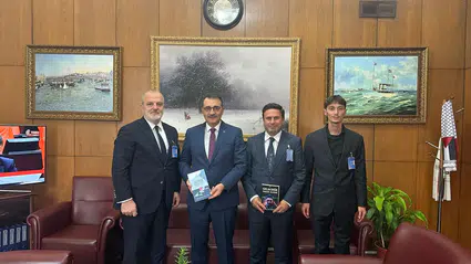 TÜMBİAD ve AYDER FORUM Heyeti Eski Enerji Bakanı Fatih Dönmez'i ziyaret etti