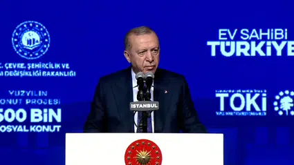 Cumhurbaşkanı Erdoğan: 500 bin sosyal konut seferberliği başlatıyoruz