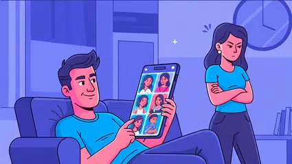 Başka kadınların fotoğrafını beğenmek artık boşanma nedeni!