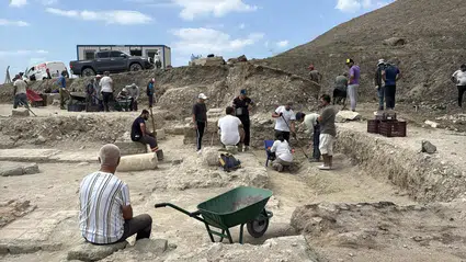 Tekirdağ'da Perinthos Antik Kenti kazılarında 'liman yapısı' ortaya çıktı