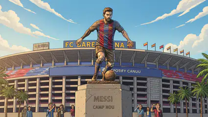 Barcelona, Camp Nou’nun önüne Lionel Messi heykeli dikecek