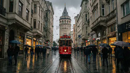 Meteoroloji, İstanbul dahil 22 il için kuvvetli sağanak uyarısı yaptı