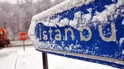 İstanbul’da soğuk hava etkili: Kar yağışı başladı